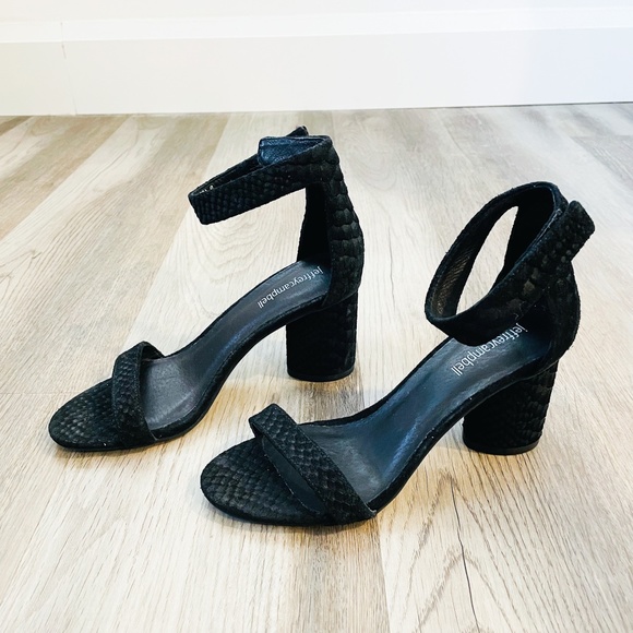 Jeffrey Campbell Shoes - NEW Jeffrey Campbell Black Laura Ankle Strap Heels 6